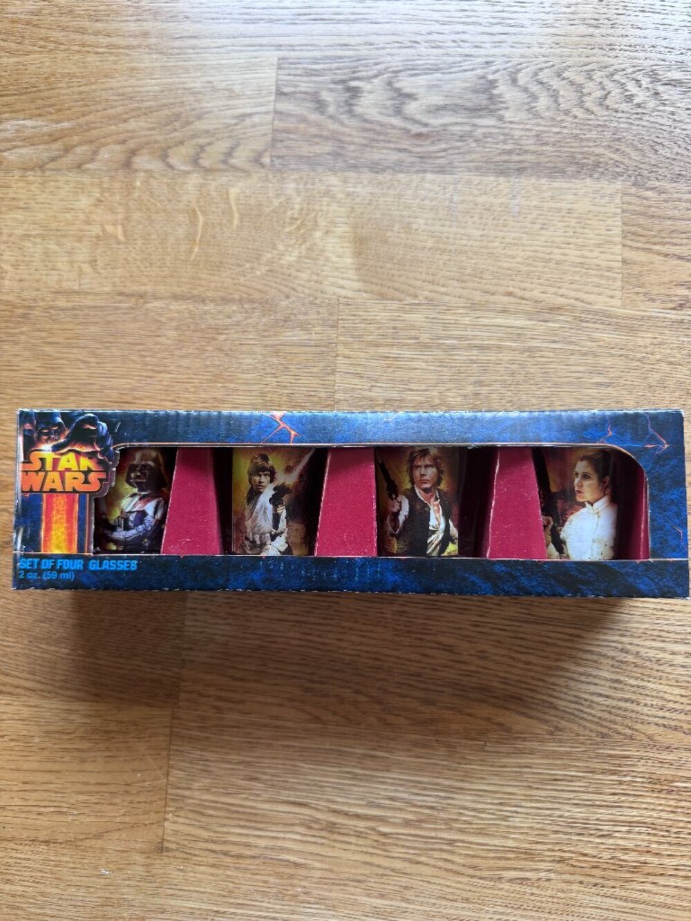 Star Wars Shot Glasses Set of 4 NIB